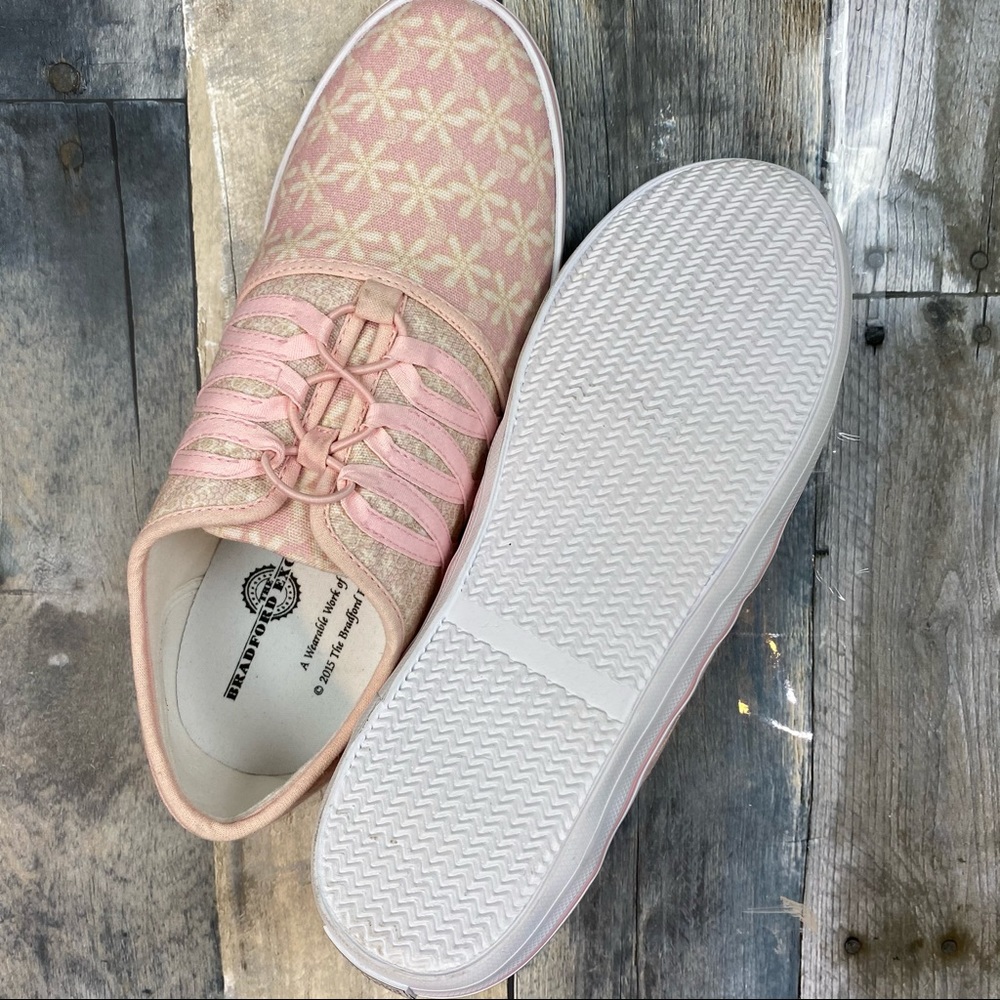 Laced with Hope Floral Sneakers with Cord Laces - Picture 5 of 9